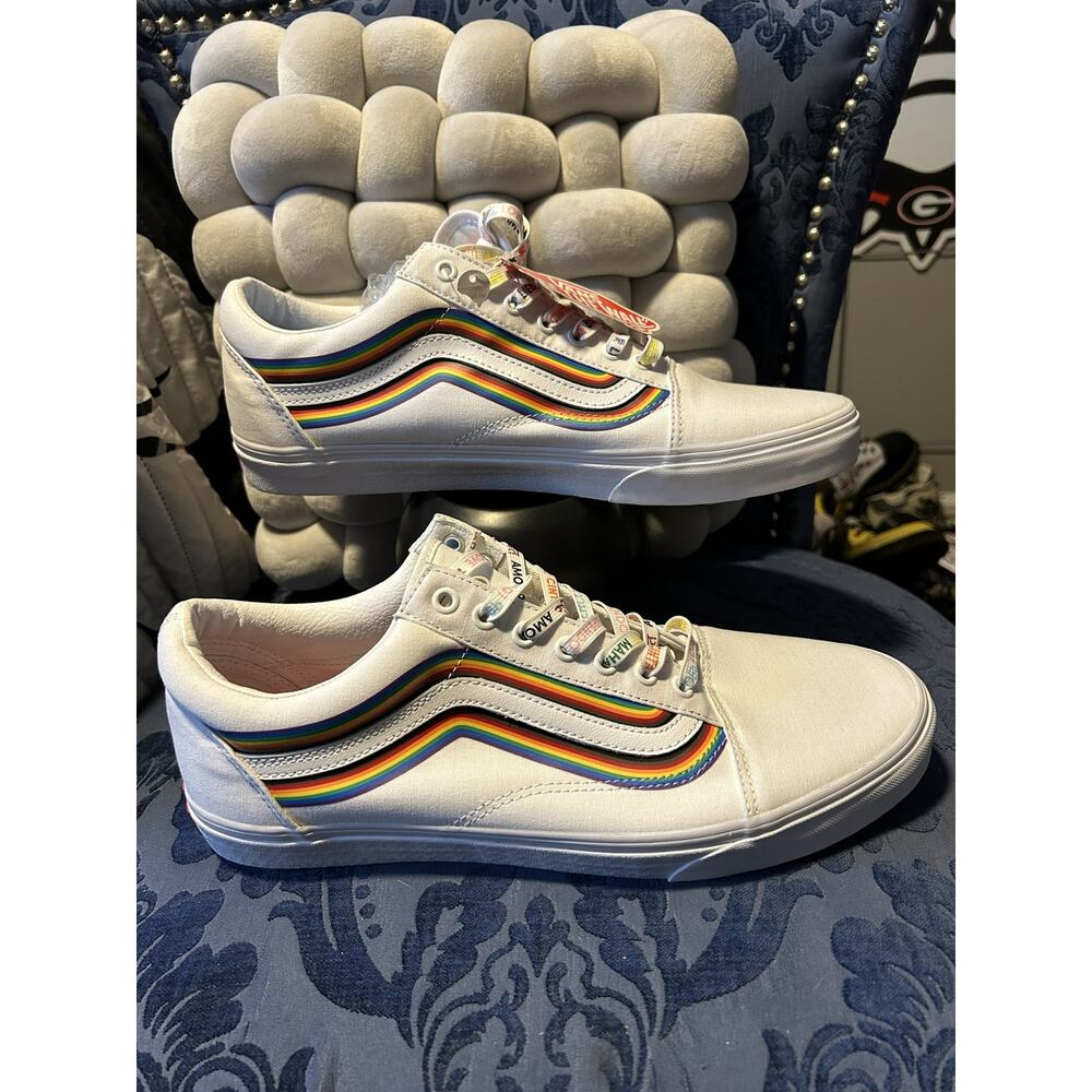 Vans LGBTQIA+ Trans Pride Sneakers size 13/EU 47 NWT